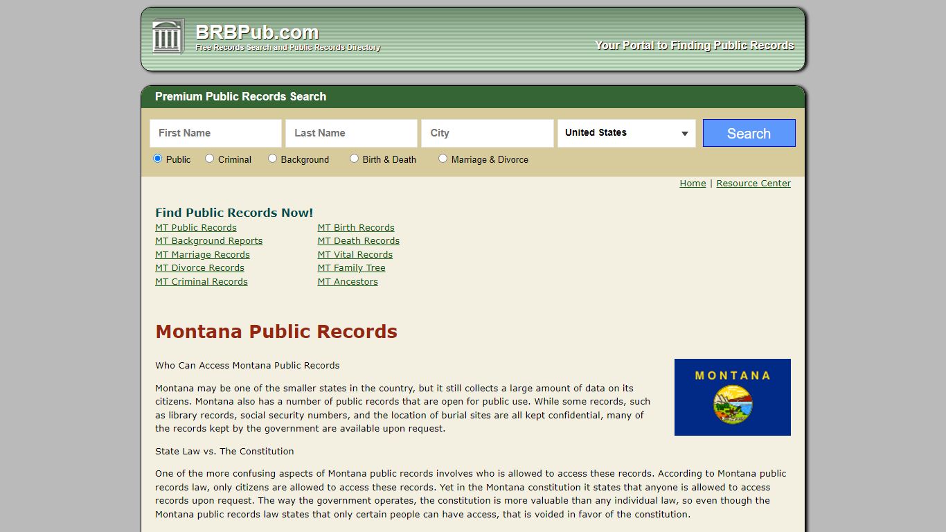 Free Montana Public Records | Search Criminal and Civil ...